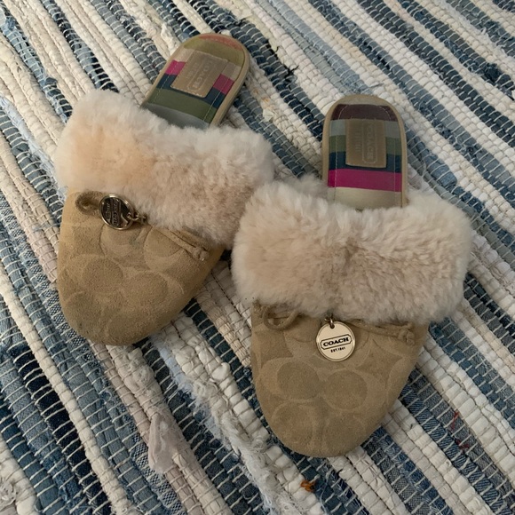 coach carra women's slippers